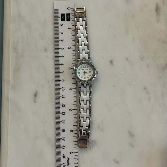 Anne Klein Dial Steel & White Ceramic Ladies Watch